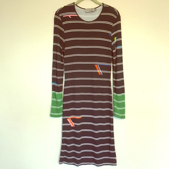 Preen by Thornton Bregazzi Dresses & Skirts - PREEN by Thornton Bergazzi Mattu Stripped Dress